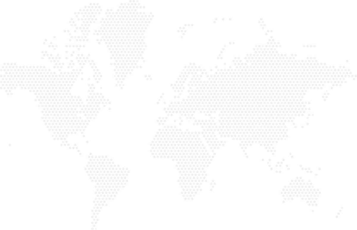 A pixelated, black-and-white world map displaying all continents and major landmasses. Traffic Consultants, Inc. (TCI)
